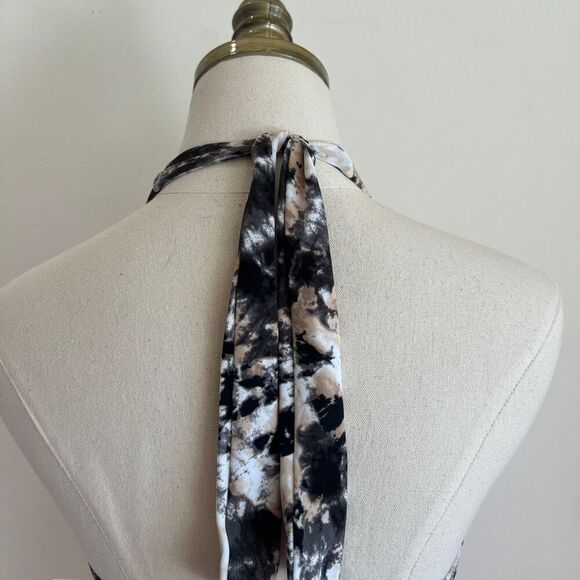 Bar III Women's Draped Monokini One-Piece Swimsuit Size Small - Picture 8 of 13